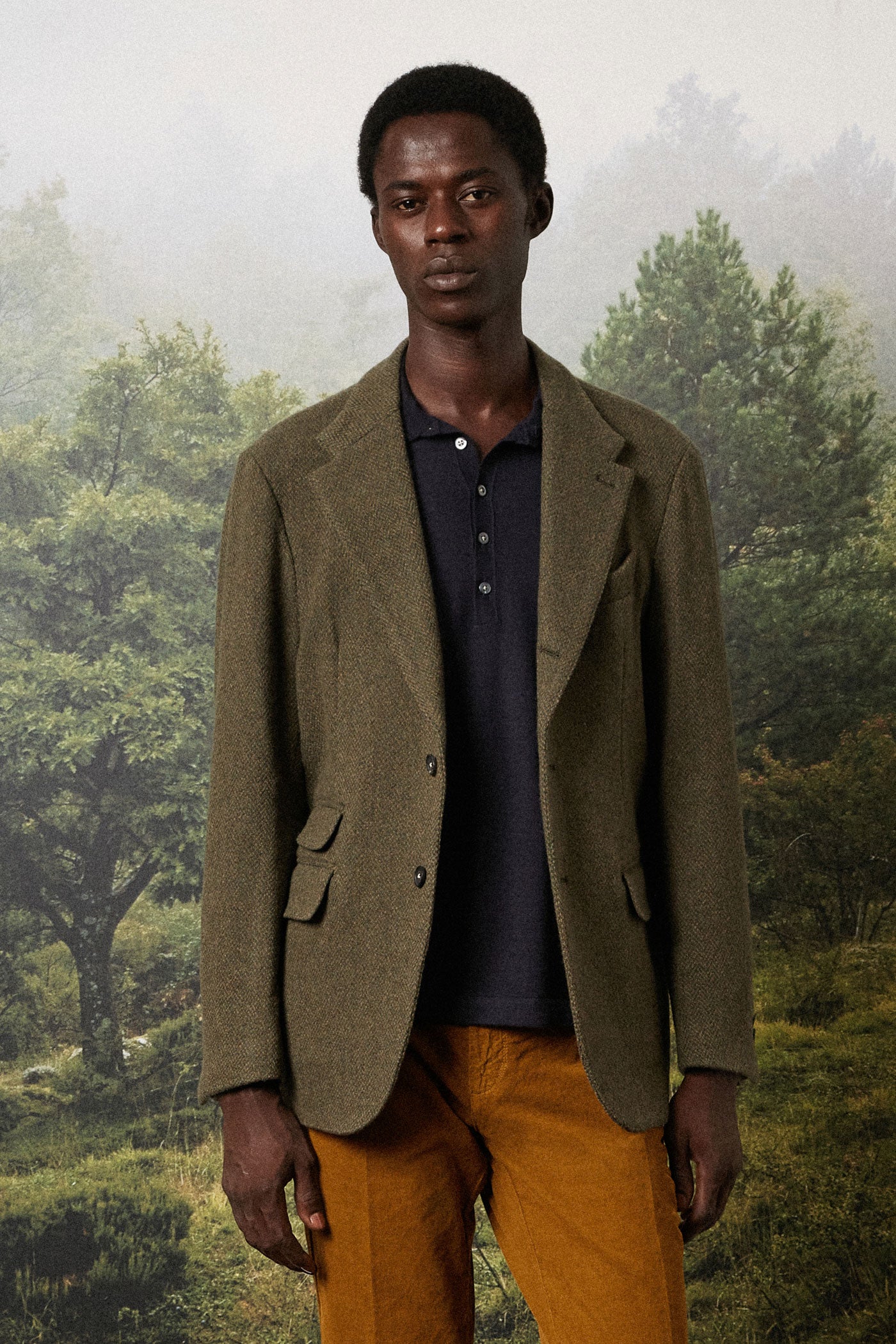 CATCH2 - Wool jacket - mimetico