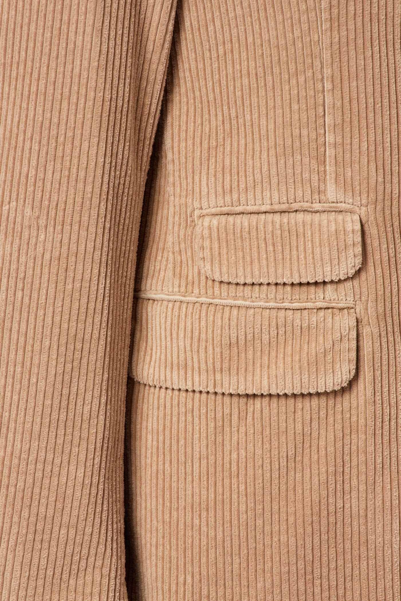 CATCH2 - Single-breasted corduroy jacket - naturale – Massimo Alba