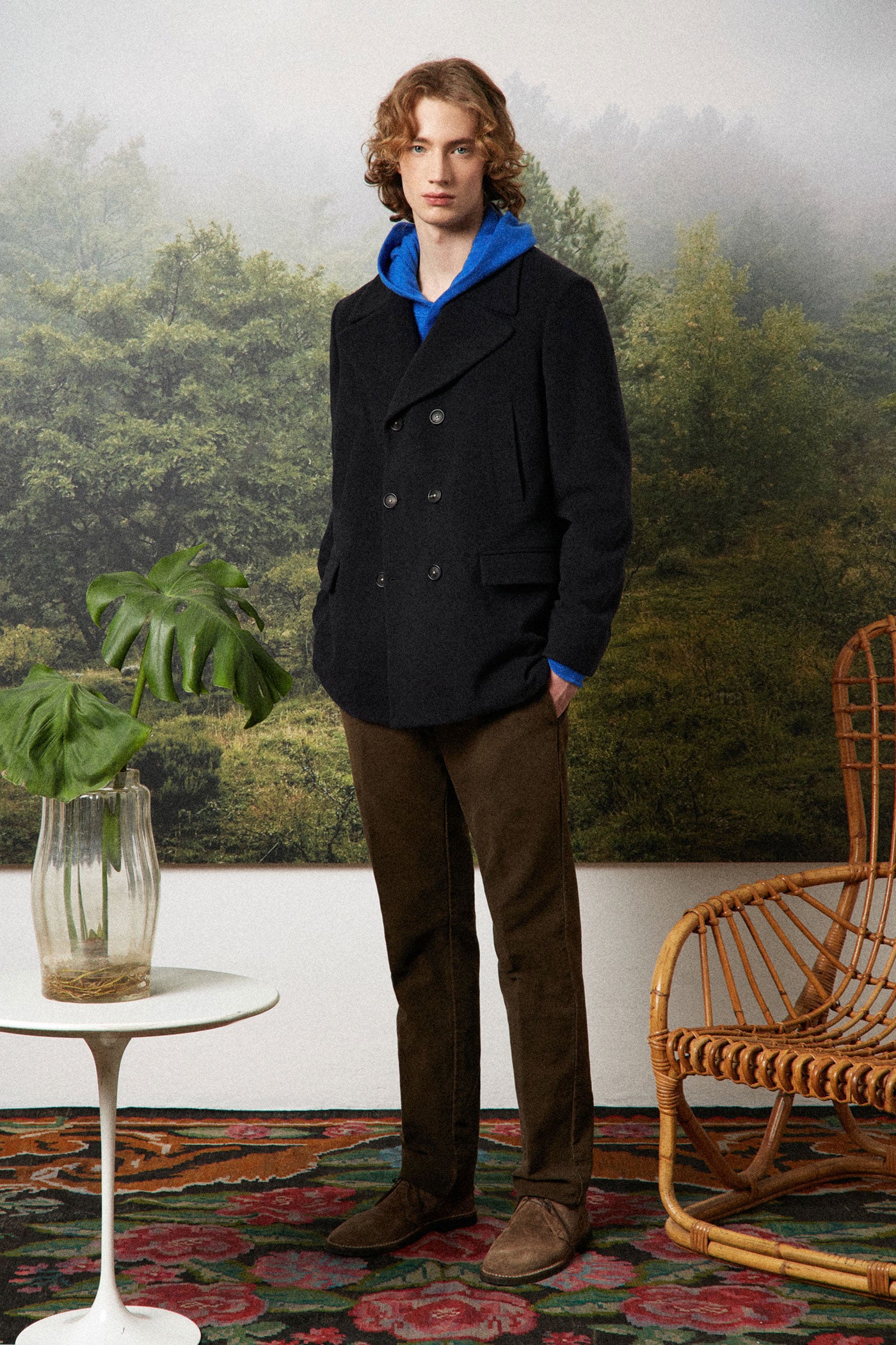 Drake peacoat outlet