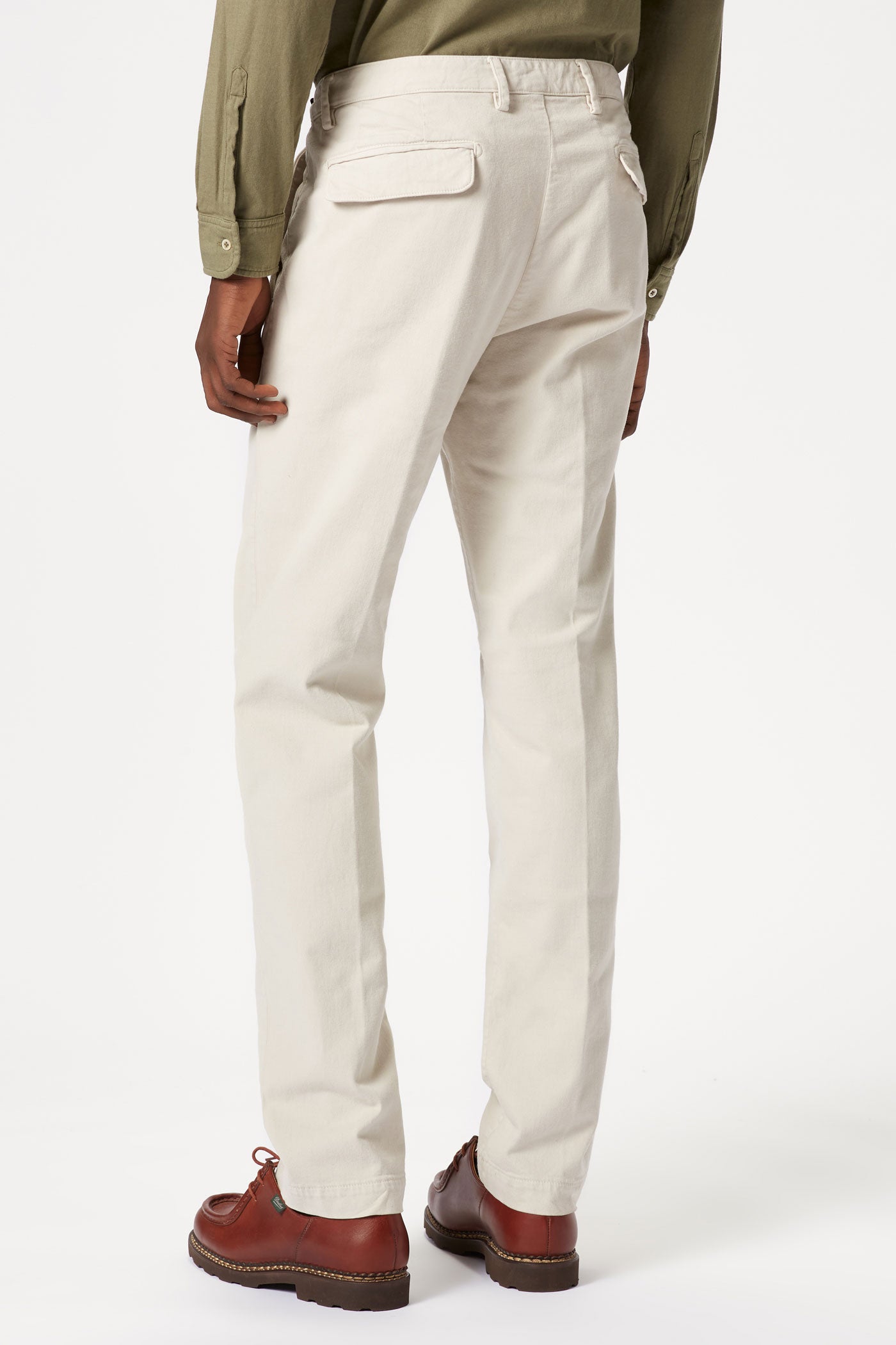 IONIO2 - Cotton cashmere trousers - calce – Massimo Alba