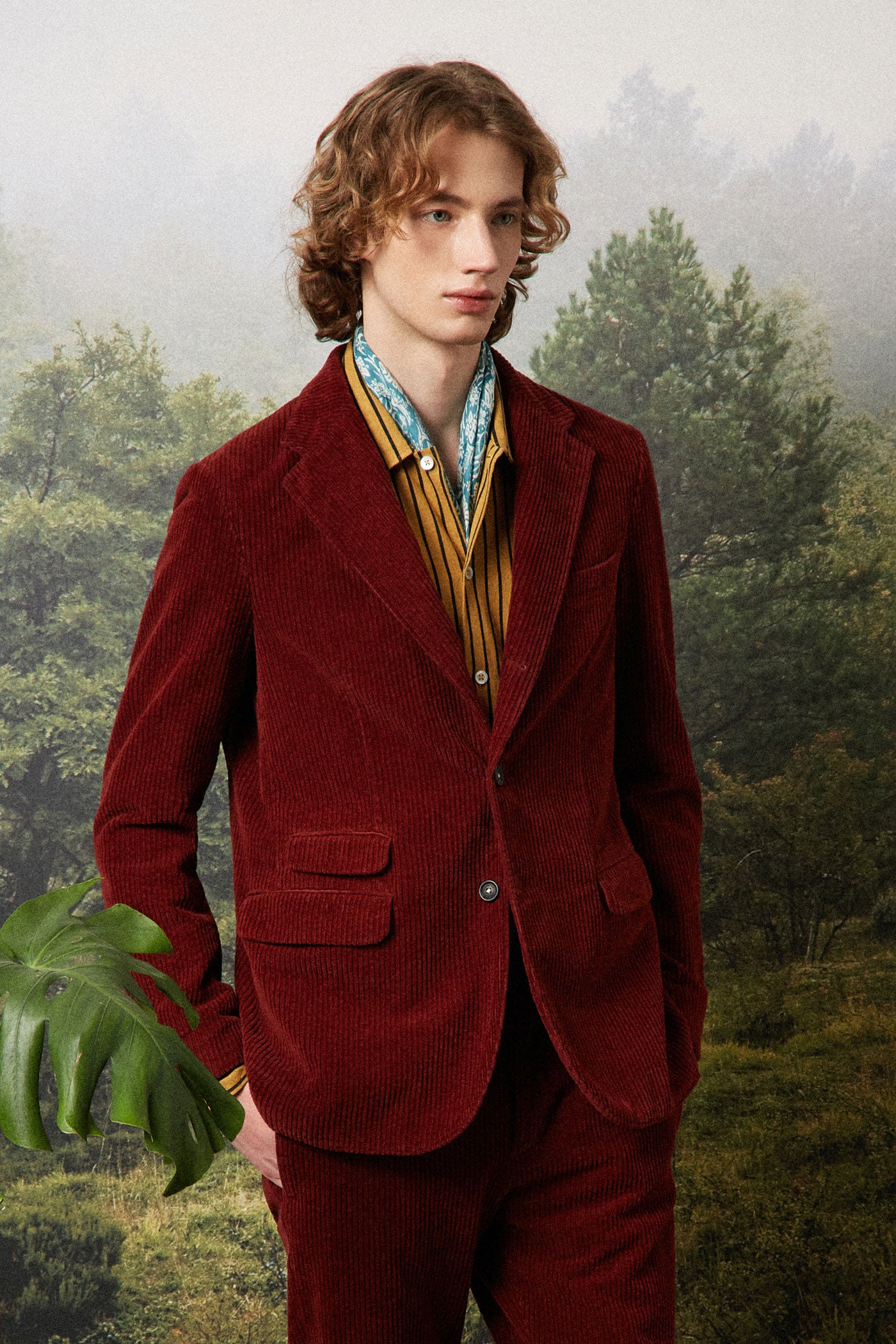 SLOOP - Corduroy suit - sierra – Massimo Alba