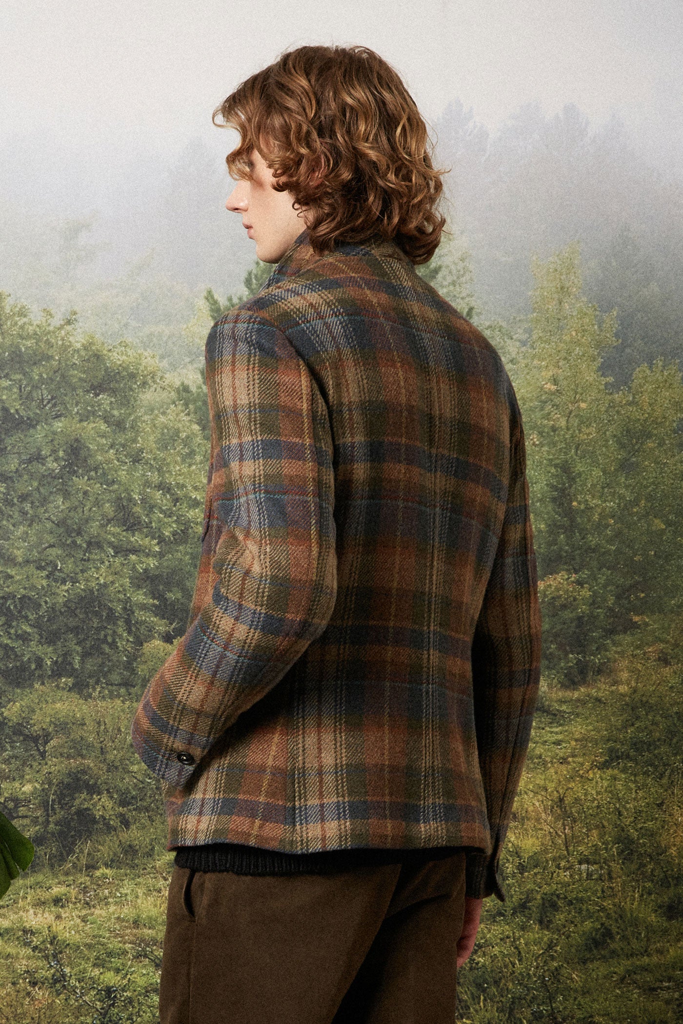 SOLEX - Wool blend jacket - mountain – Massimo Alba